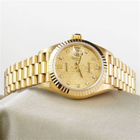 18ct gold rolex oyster perpetual datejust|Rolex Datejust 18k gold price.